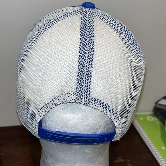 Blue White Nike UK Kentucky Wildcats 1Size SnapBack Mesh Trucker Baseball Cap - Picture 4 of 7